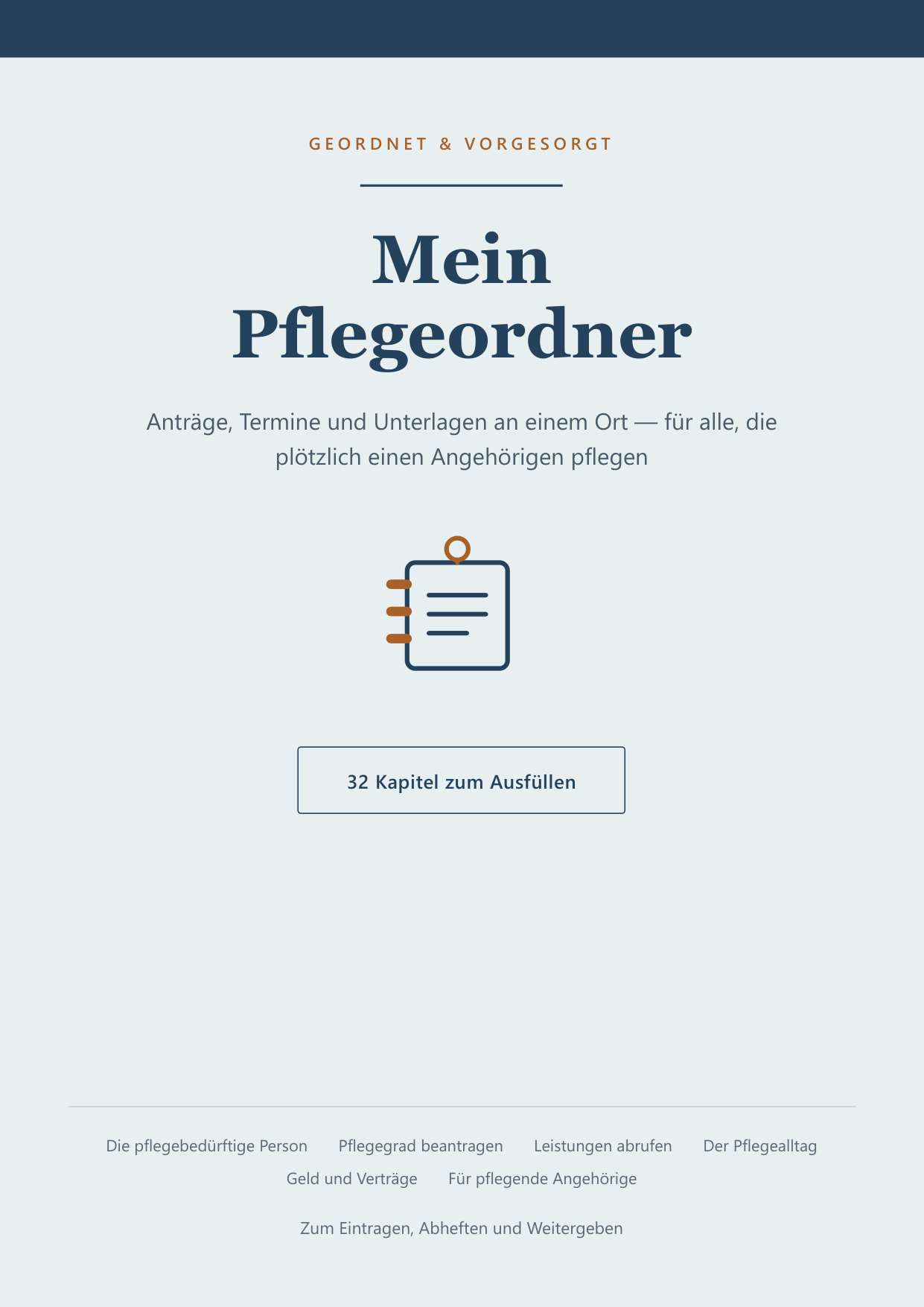 Mein Pflegeordner